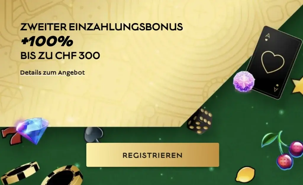 Willkommensbonus – Angebot für die erste Registrierung und die erste Einzahlung