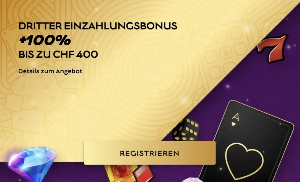 Einzahlungsbonus – prozentualer Bonus auf die Aufladung des Spielerkontos